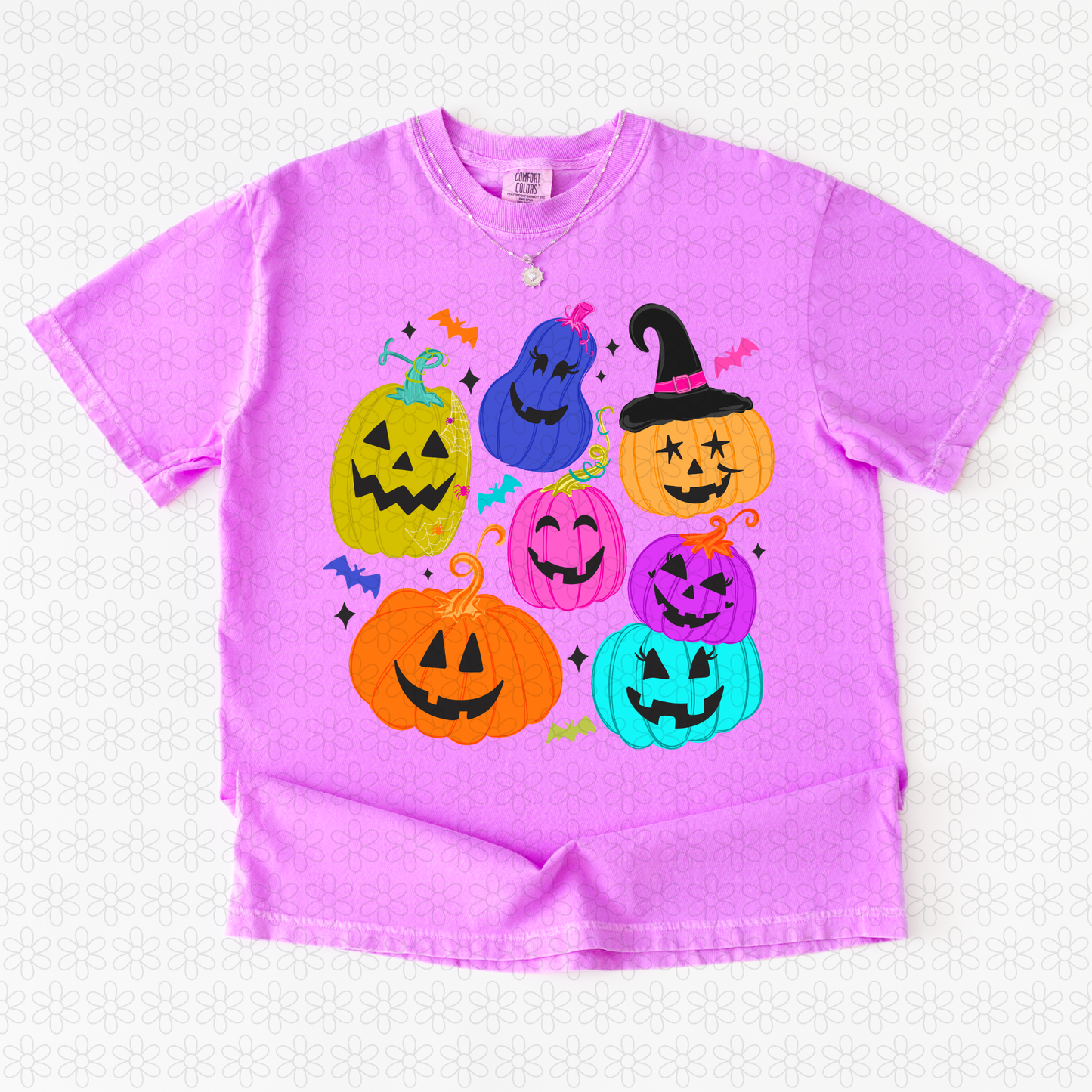 Colorful Pumpkins DTF Transfer