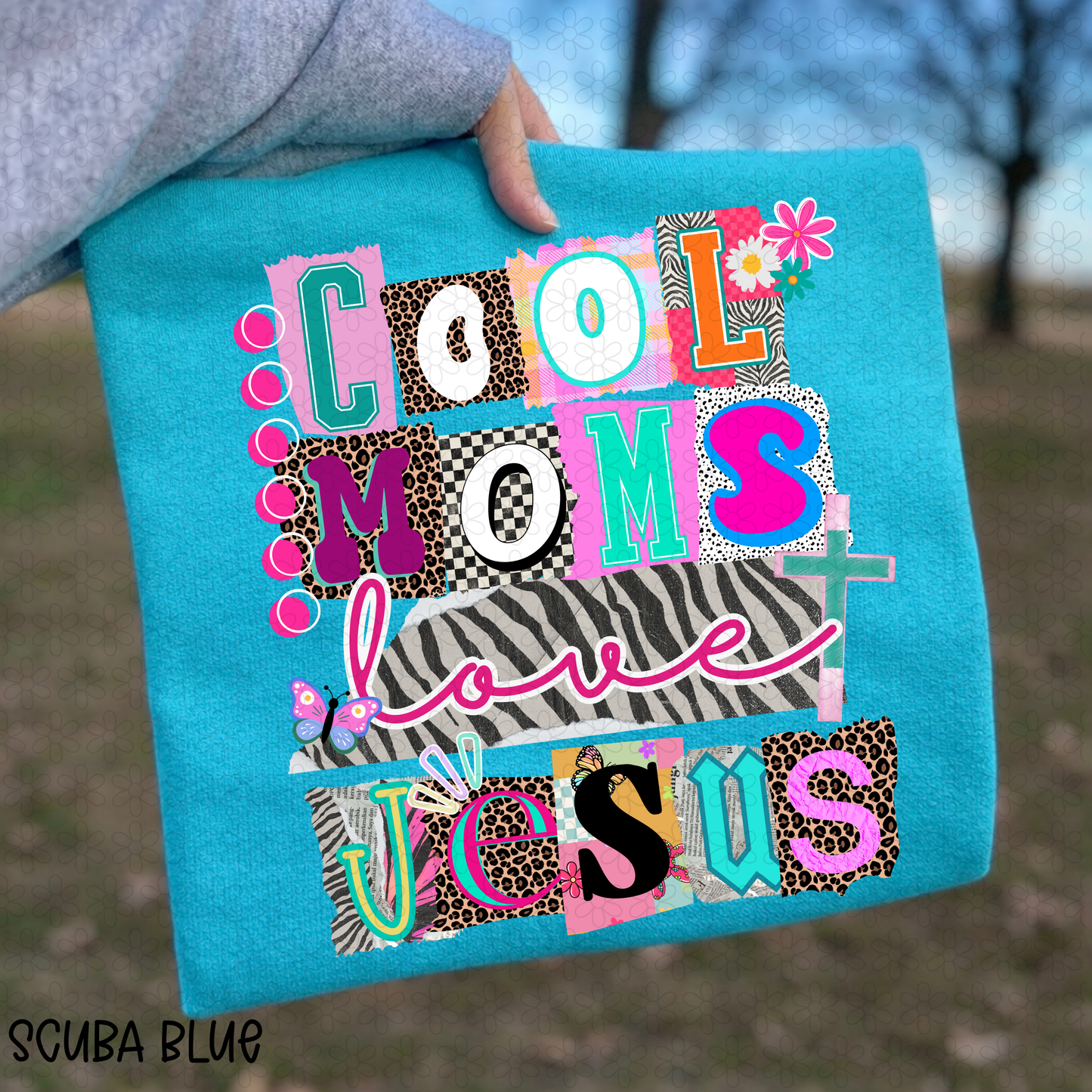 Cool Moms Love Jesus DTF Transfer