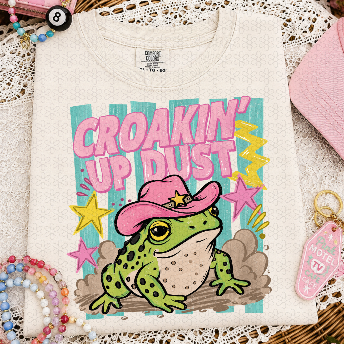 Croakin' Up Dust DTF Transfer