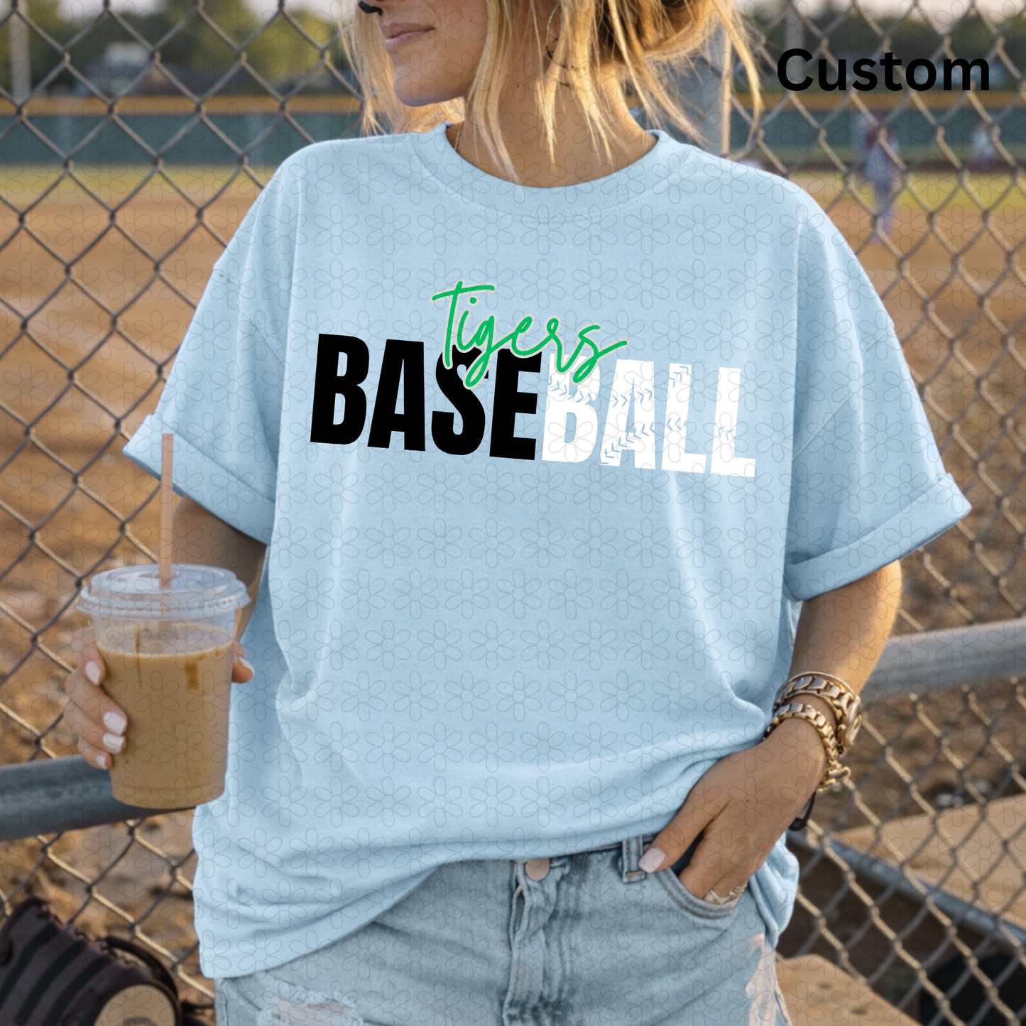 Custom BASEBALL Mascot DTF Transfer