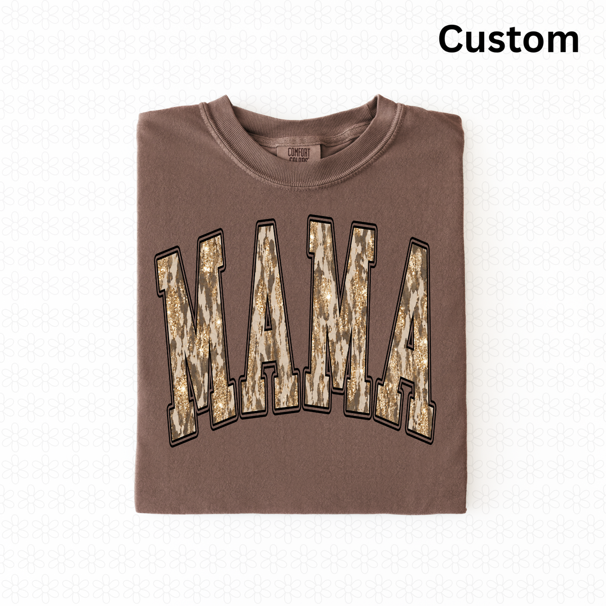 Custom Camo Titles DTF Transfer