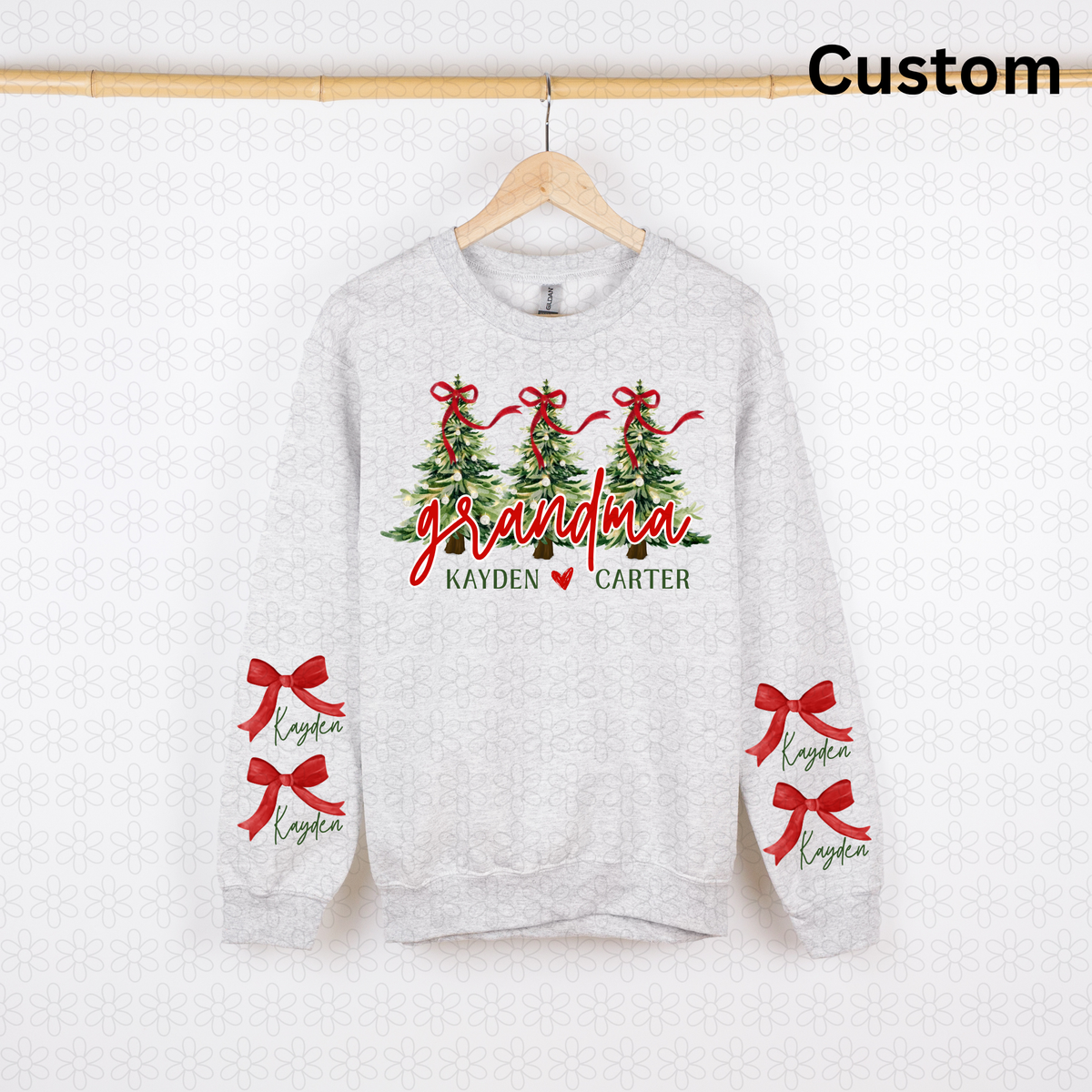 Custom Christmas Trees DTF Transfer