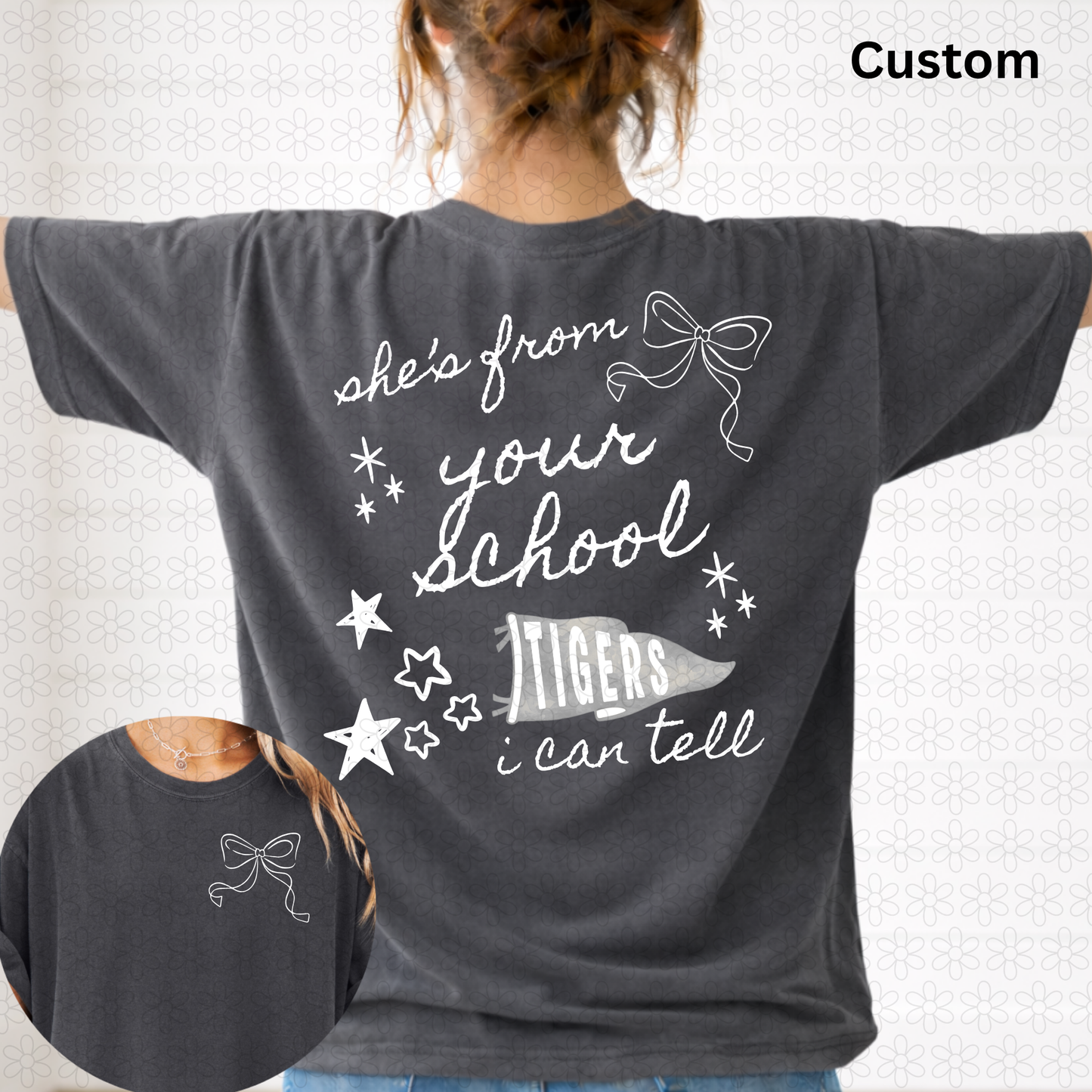 Custom SHE'S FROM I CAN TELL COLLAGE DTF Transfer