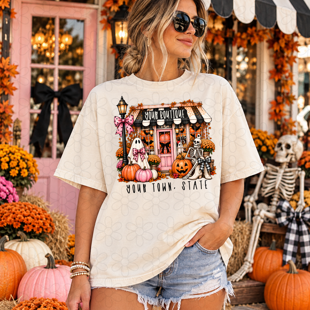 Custom Shop Small Halloween Boutique DTF Transfer