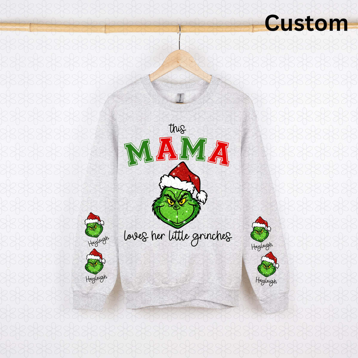 Custom This ____ Loves Her Little Grinches DTF Transfer