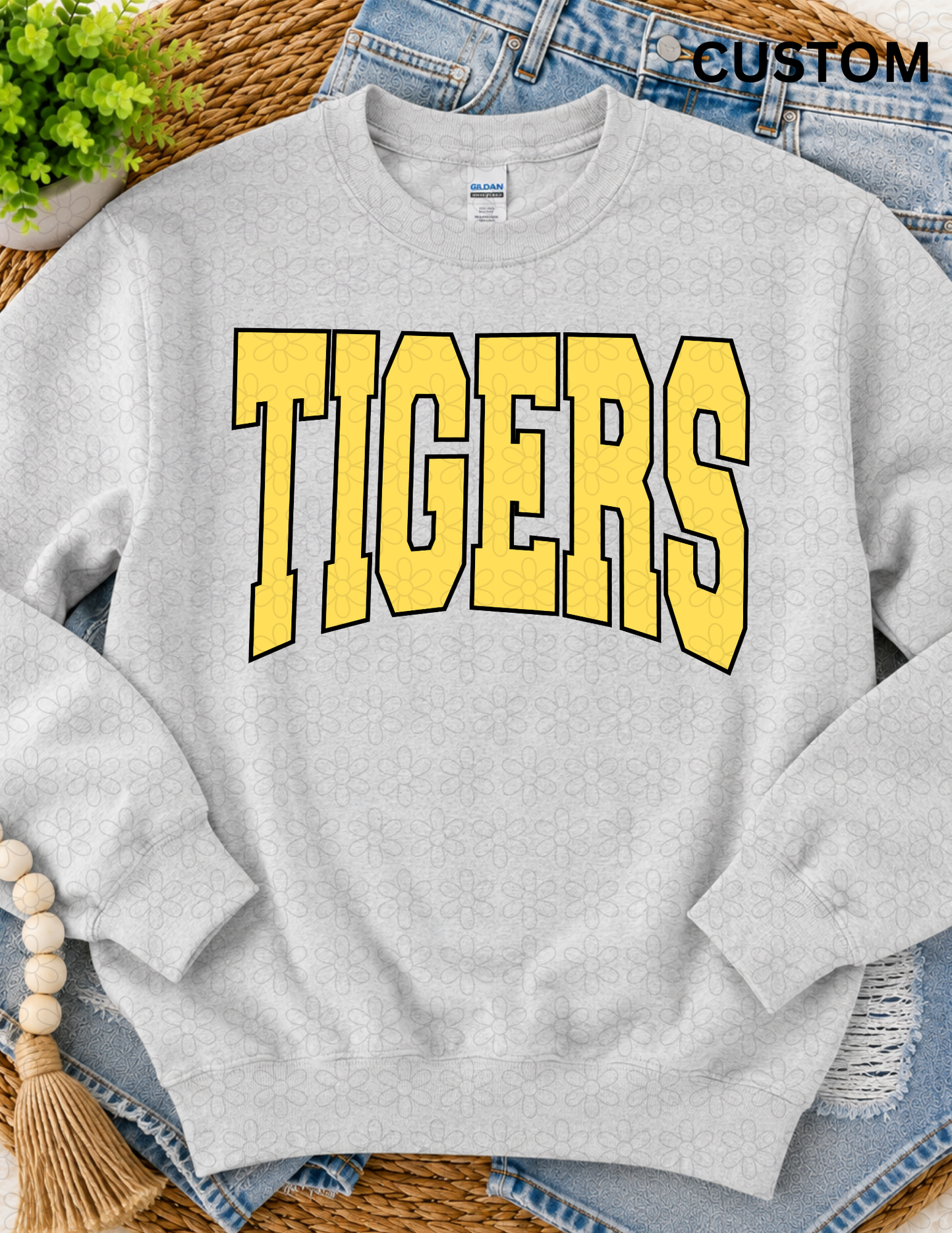 Custom Varsity Mascot DTF Transfer