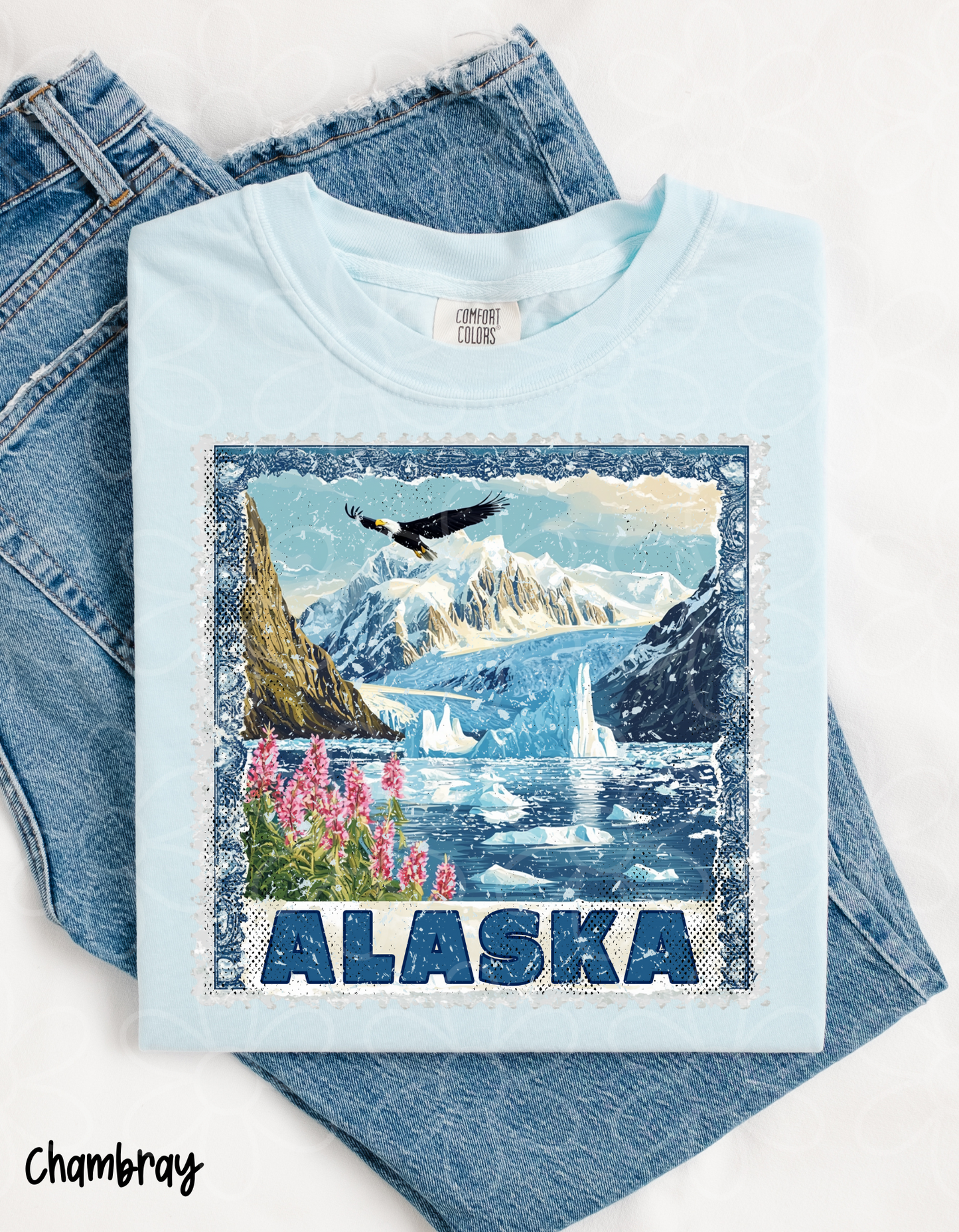 Distressed States - Multiple Options Kids Completed Tee