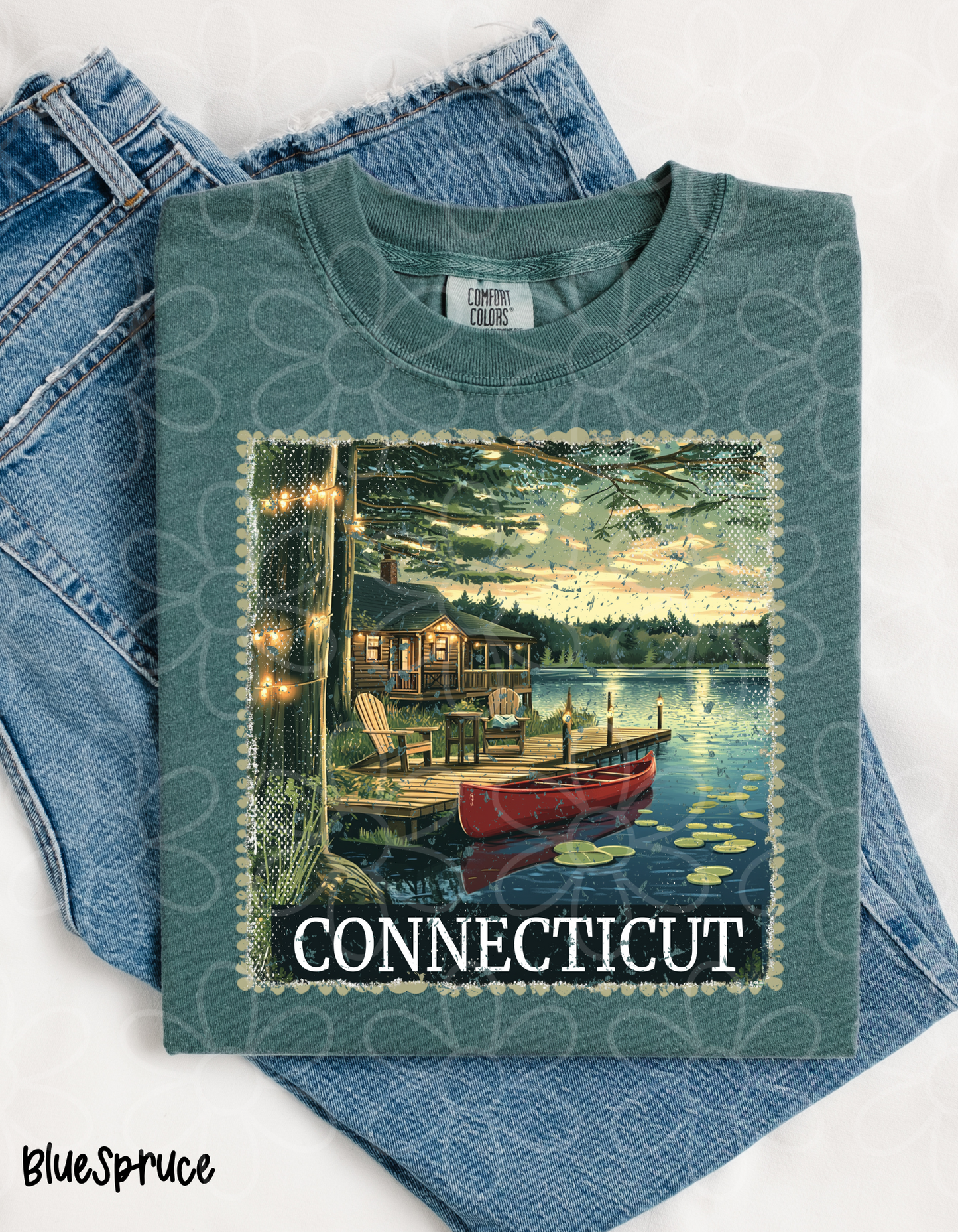 Distressed States - Multiple Options Kids Completed Tee