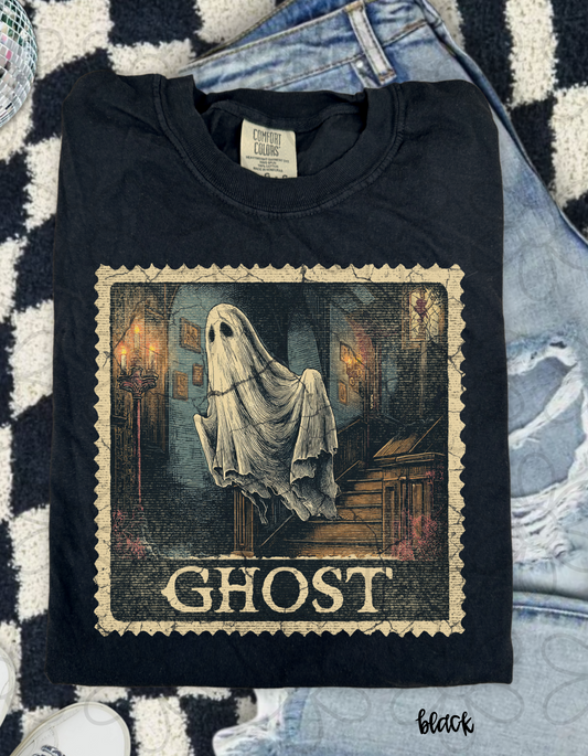 Distressed Ghost Stamp Kids Completed Tee