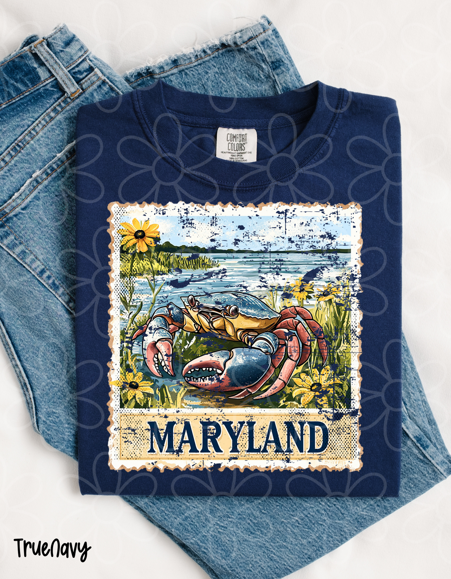 Distressed States - Multiple Options Kids Completed Tee