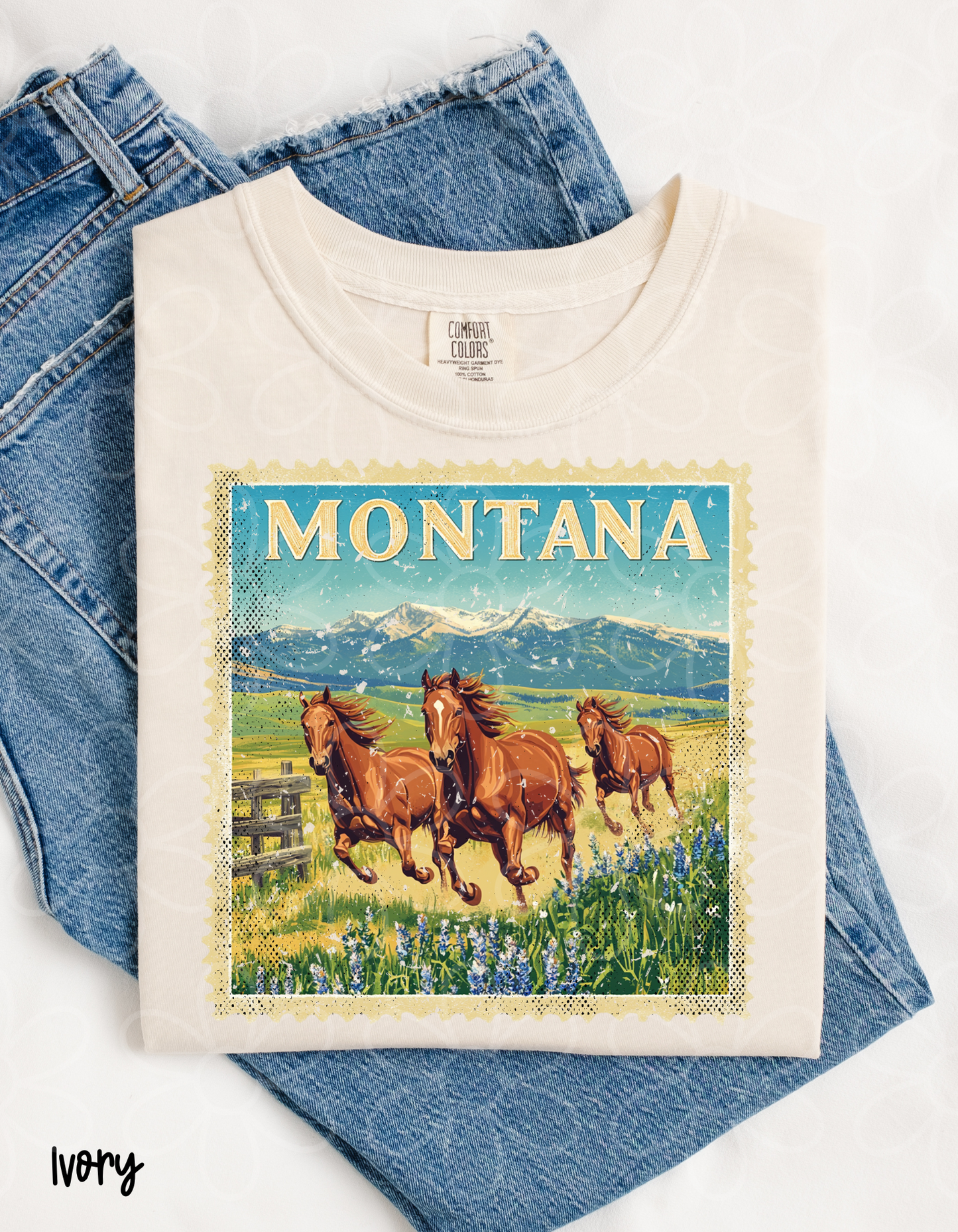 Distressed States - Multiple Options Kids Completed Tee