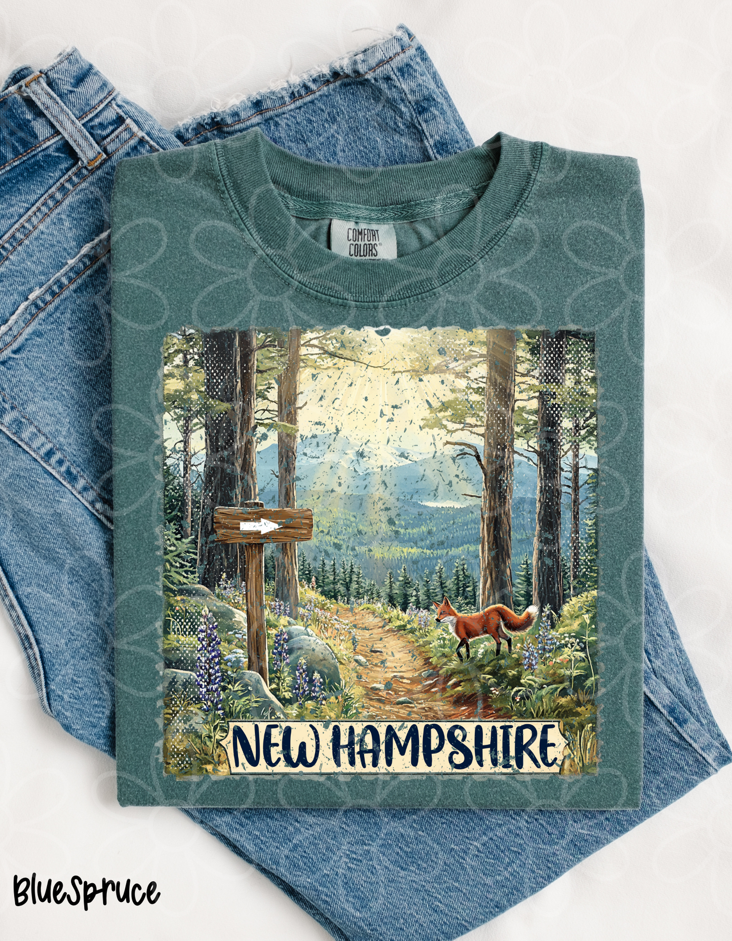 Distressed States - Multiple Options Kids Completed Tee