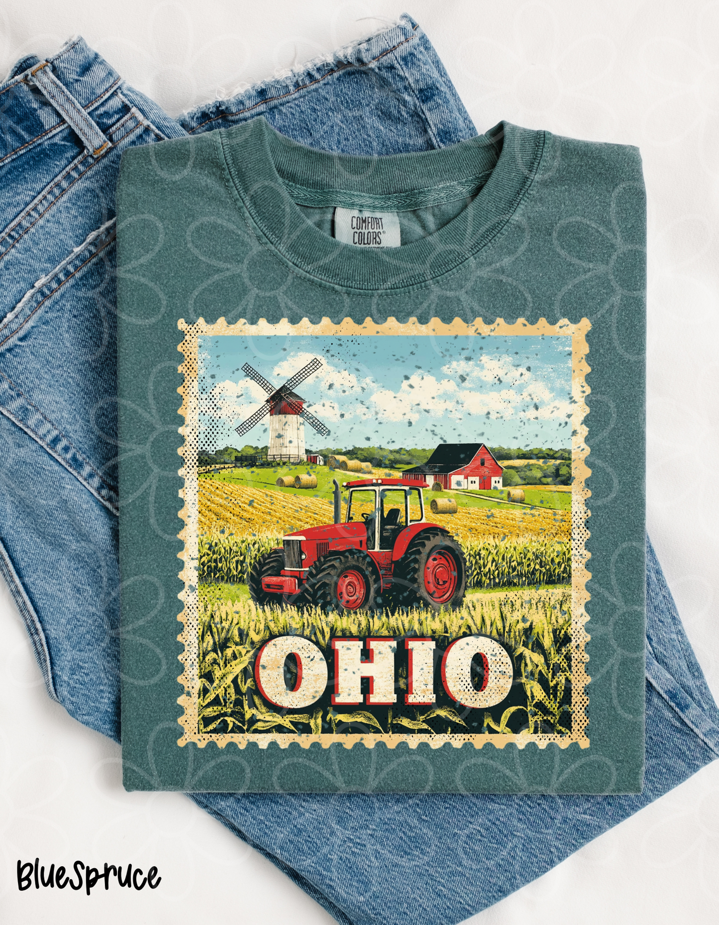 Distressed States - Multiple Options Kids Completed Tee