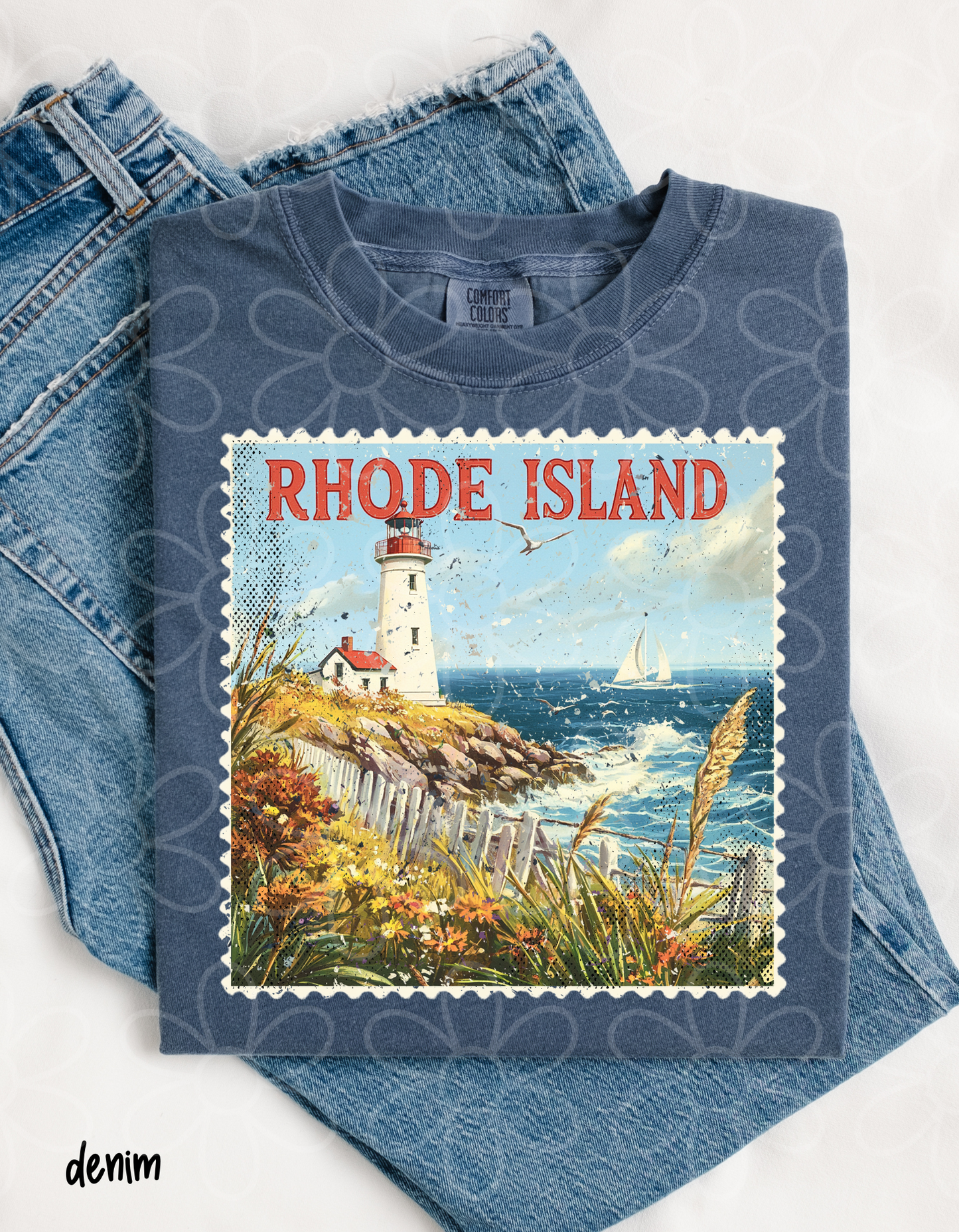 Distressed States - Multiple Options Kids Completed Tee