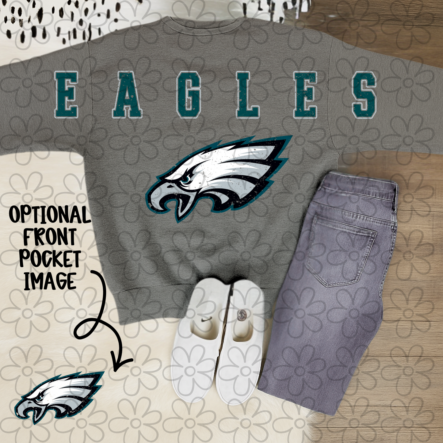 Multiple Option Football Completed Tee