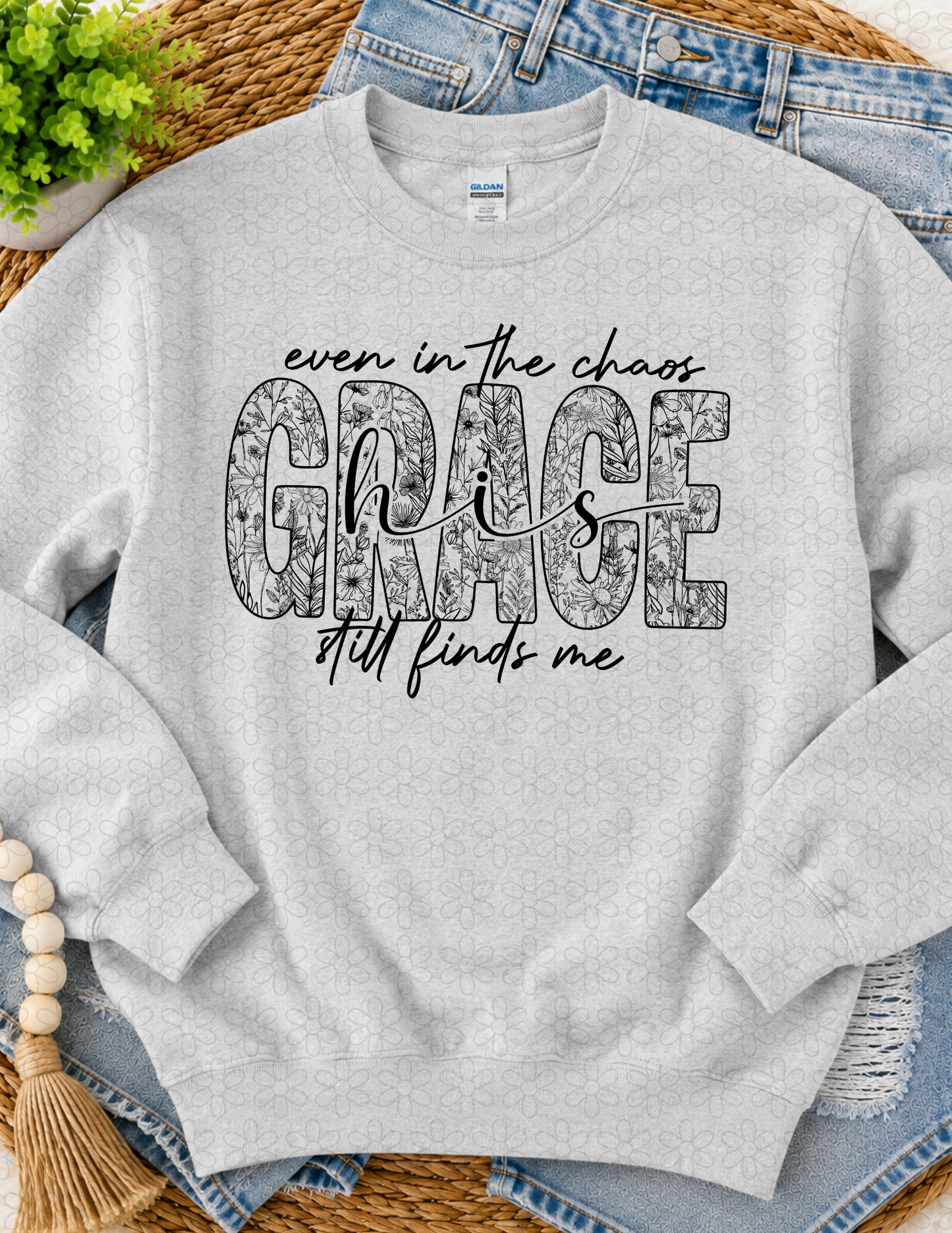 Even in the chaos Grace (Multiple Colors) DTF Transfer