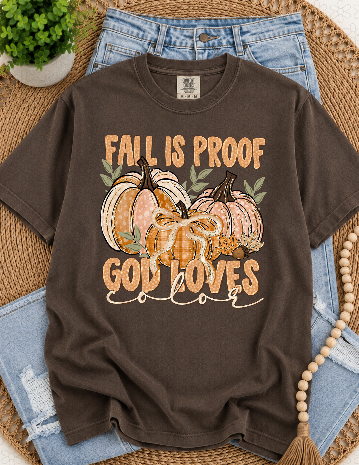 Fall Is Proof God Loves Color DTF Transfer