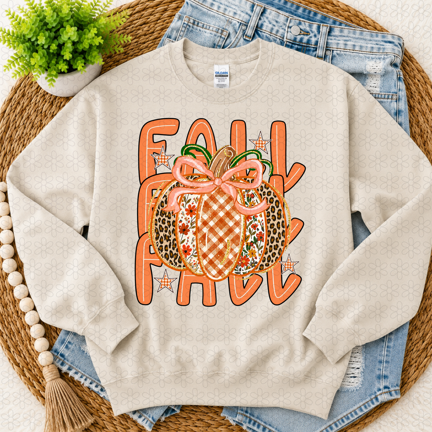 Fall Orange DTF Transfer