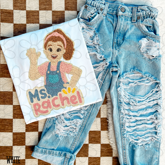 Faux Ms. Rachel Completed Tee