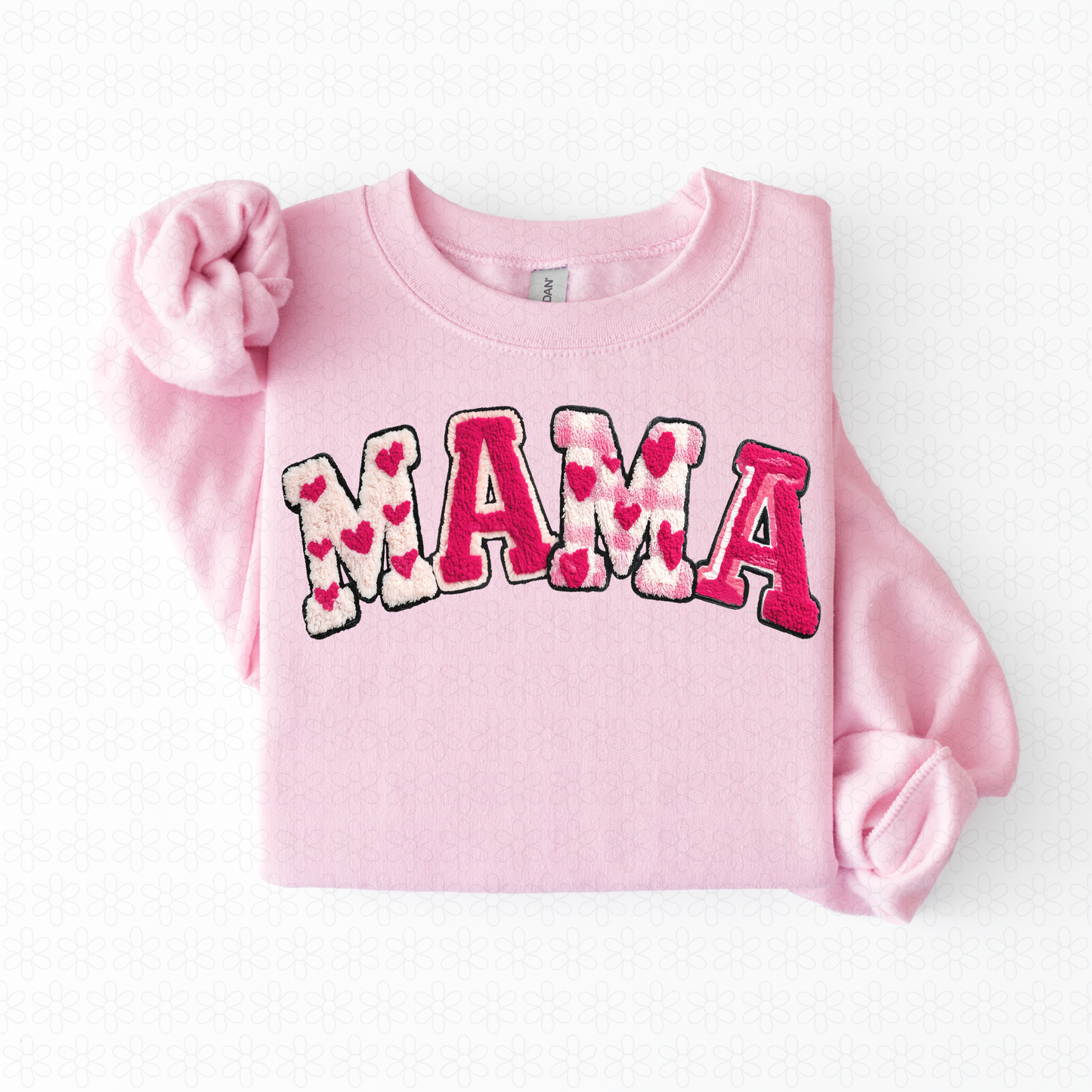 Faux Pink Valentines Mama DTF Transfer