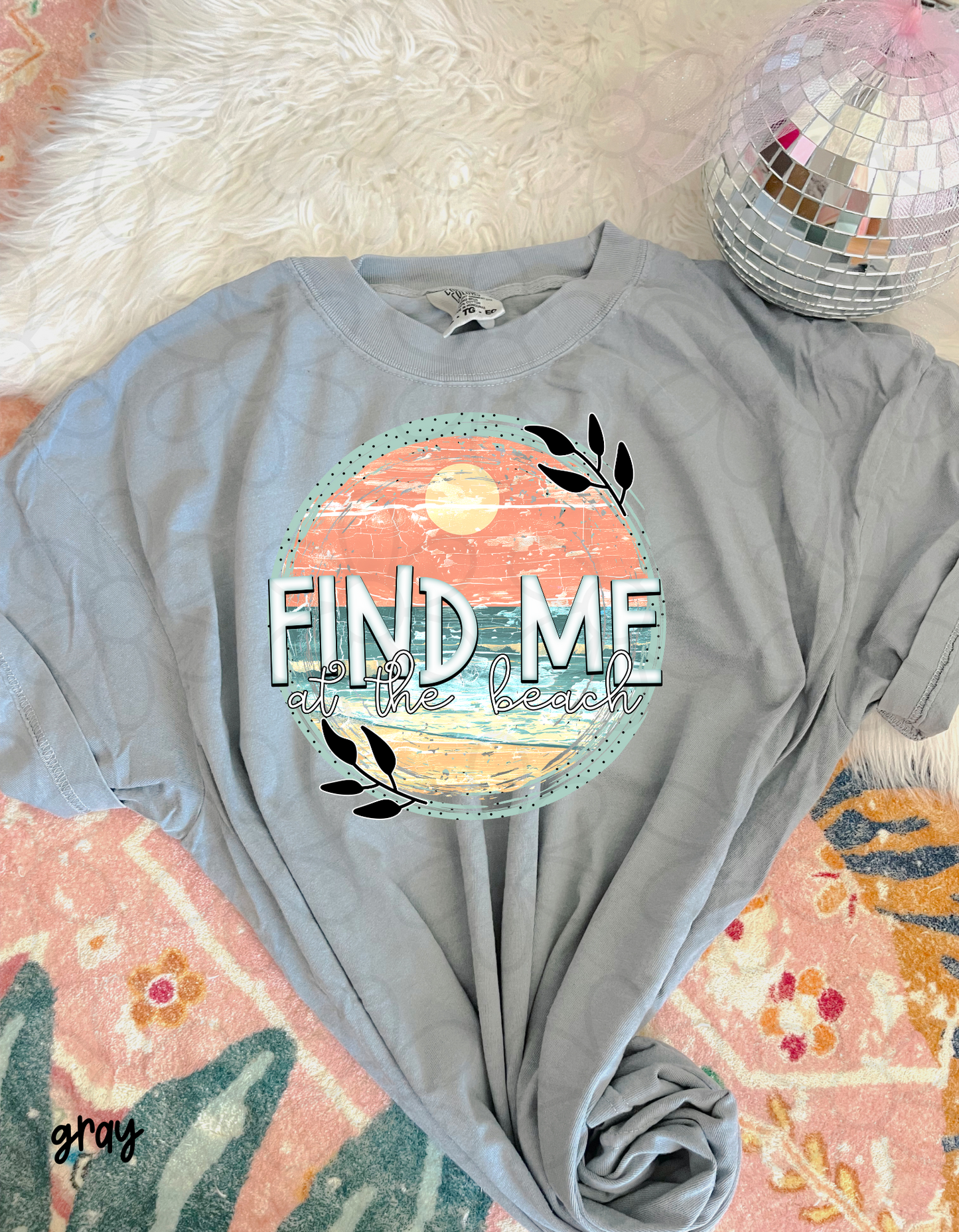Find Me At The Beach DTF Transfer
