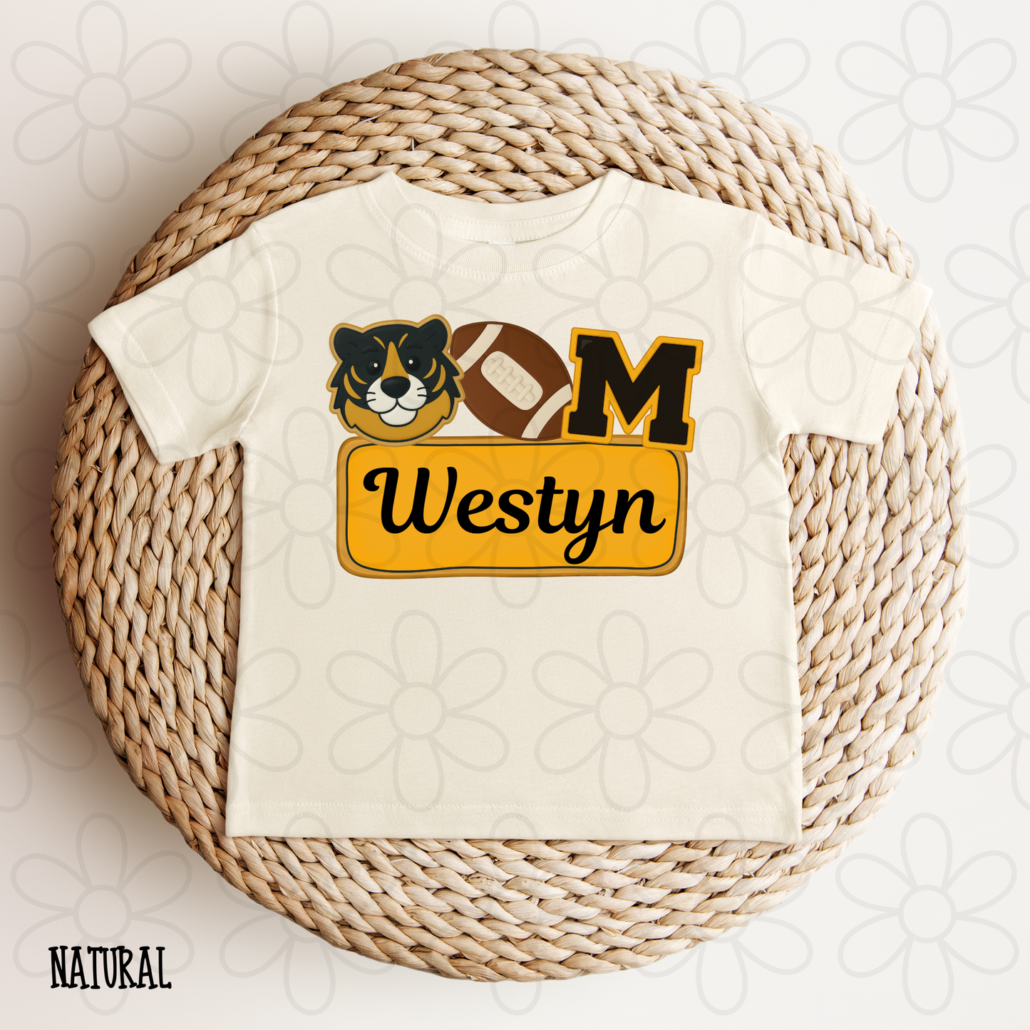 Football Teams Custom Names (Multiple Options) Completed Tee