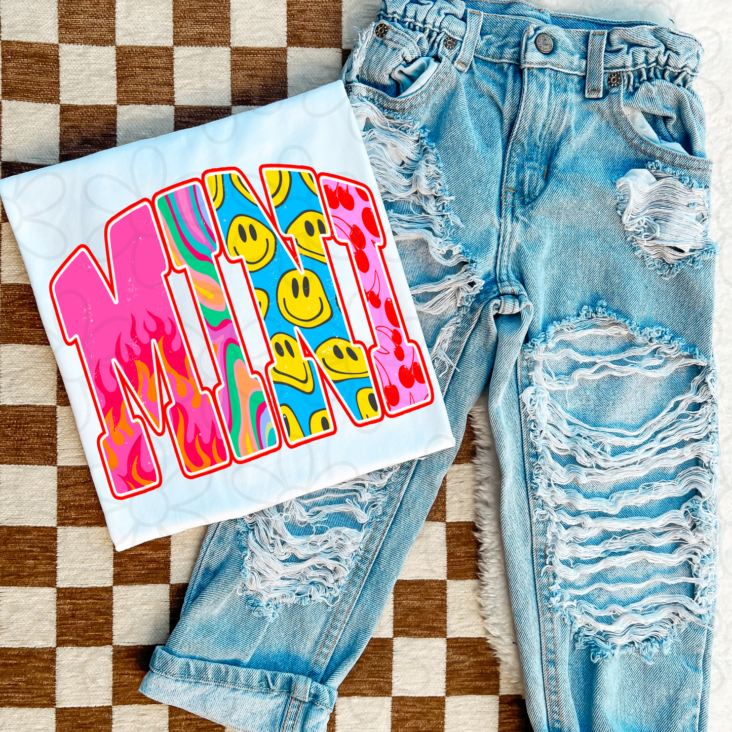 Funky Retro Mini Completed Tee