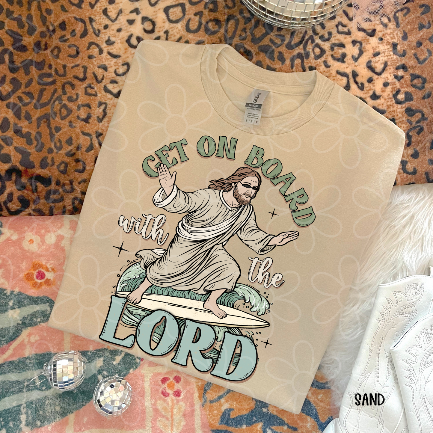 Get On Board With The Lord Kids Completed Tee