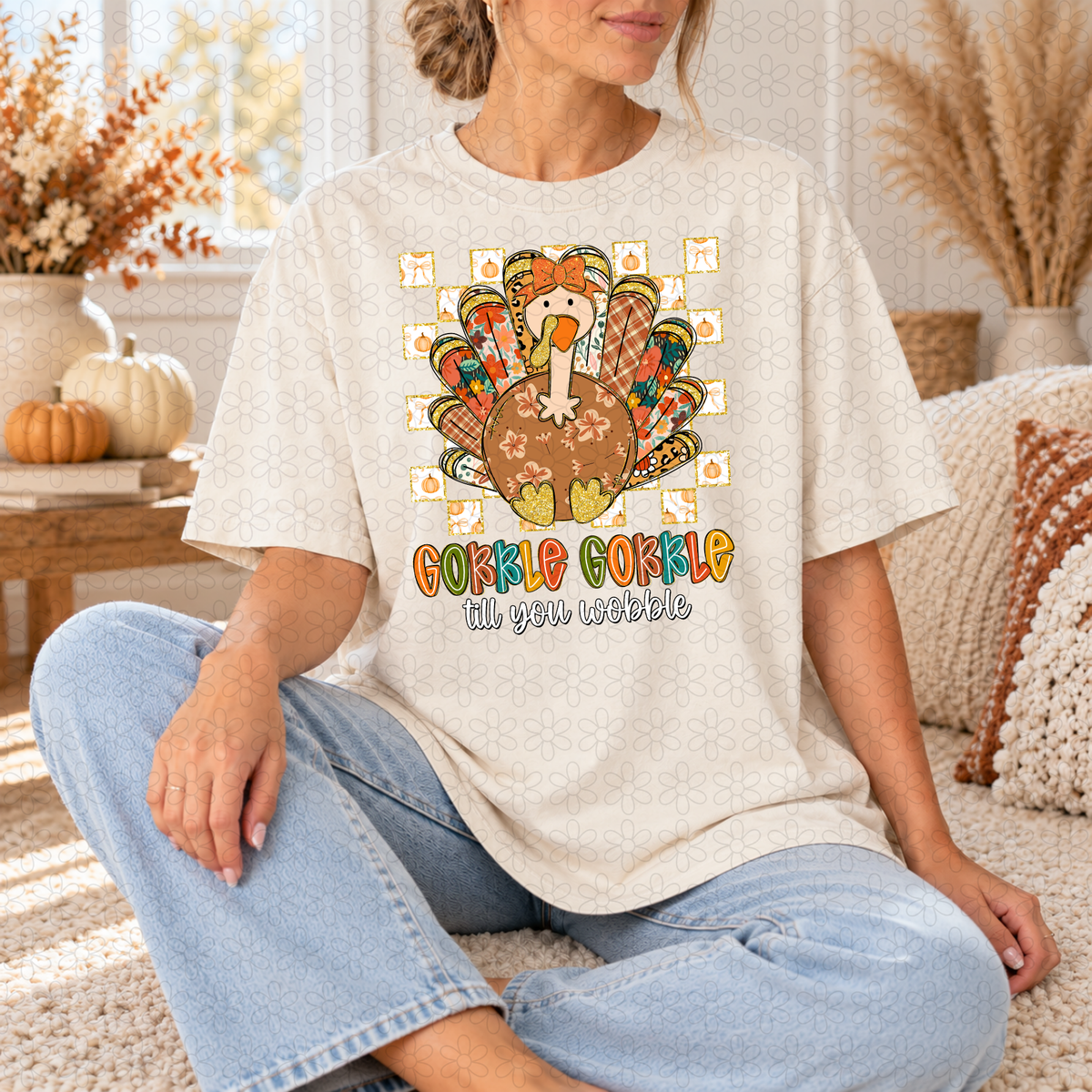 Gobble Gobble Till You Wobble DTF Transfer