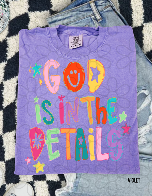 God Is In The Details Kids Completed Tee