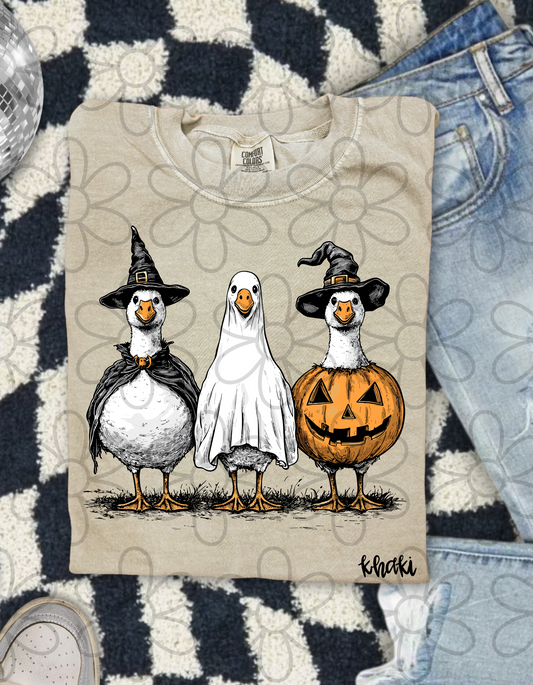 Halloween Costumes Geese Kids Completed Tee