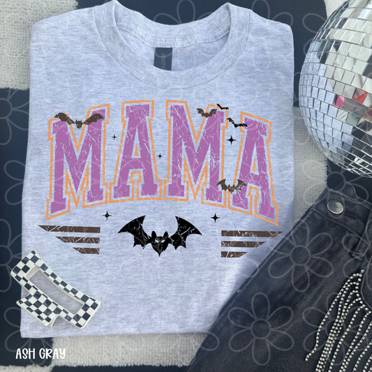 Halloween Mama Purple & Orange DTF Transfer