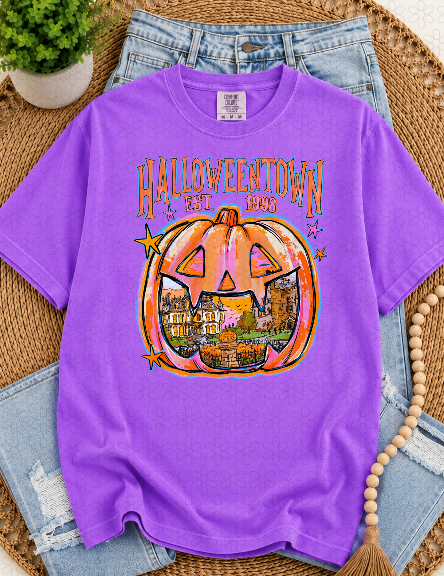 Halloweentown Pumpkin DTF Transfer