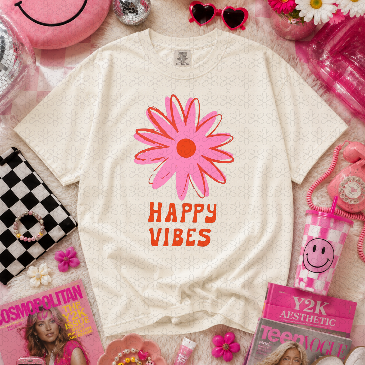 Happy Vibes DTF Transfer