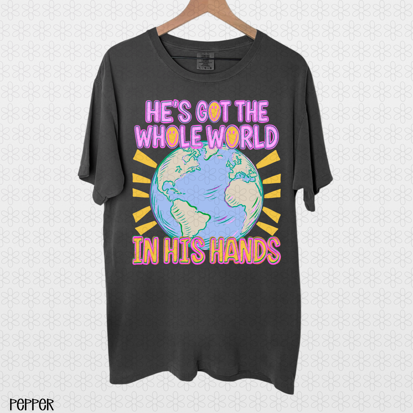 He's Got The Whole World In His Hands DTF Transfer