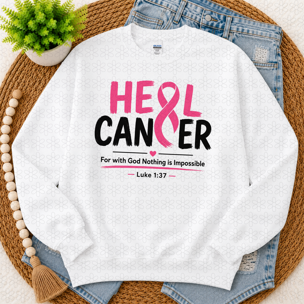 Heal Cancer DTF Transfer