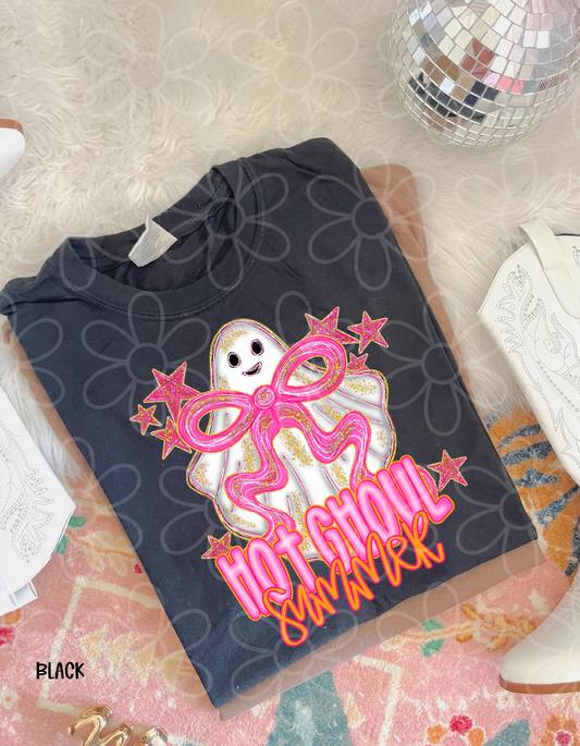 Hot Ghoul Summer Coquette Kids Completed Tee