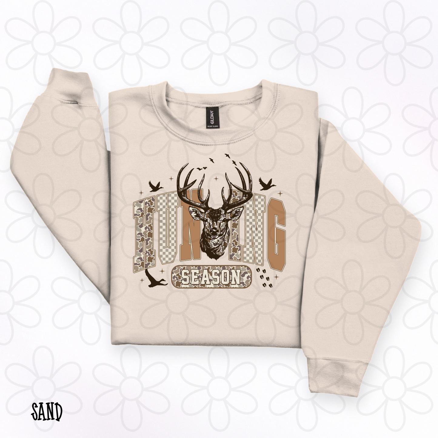 Hunting Season Camo Checkered DTF Transfer