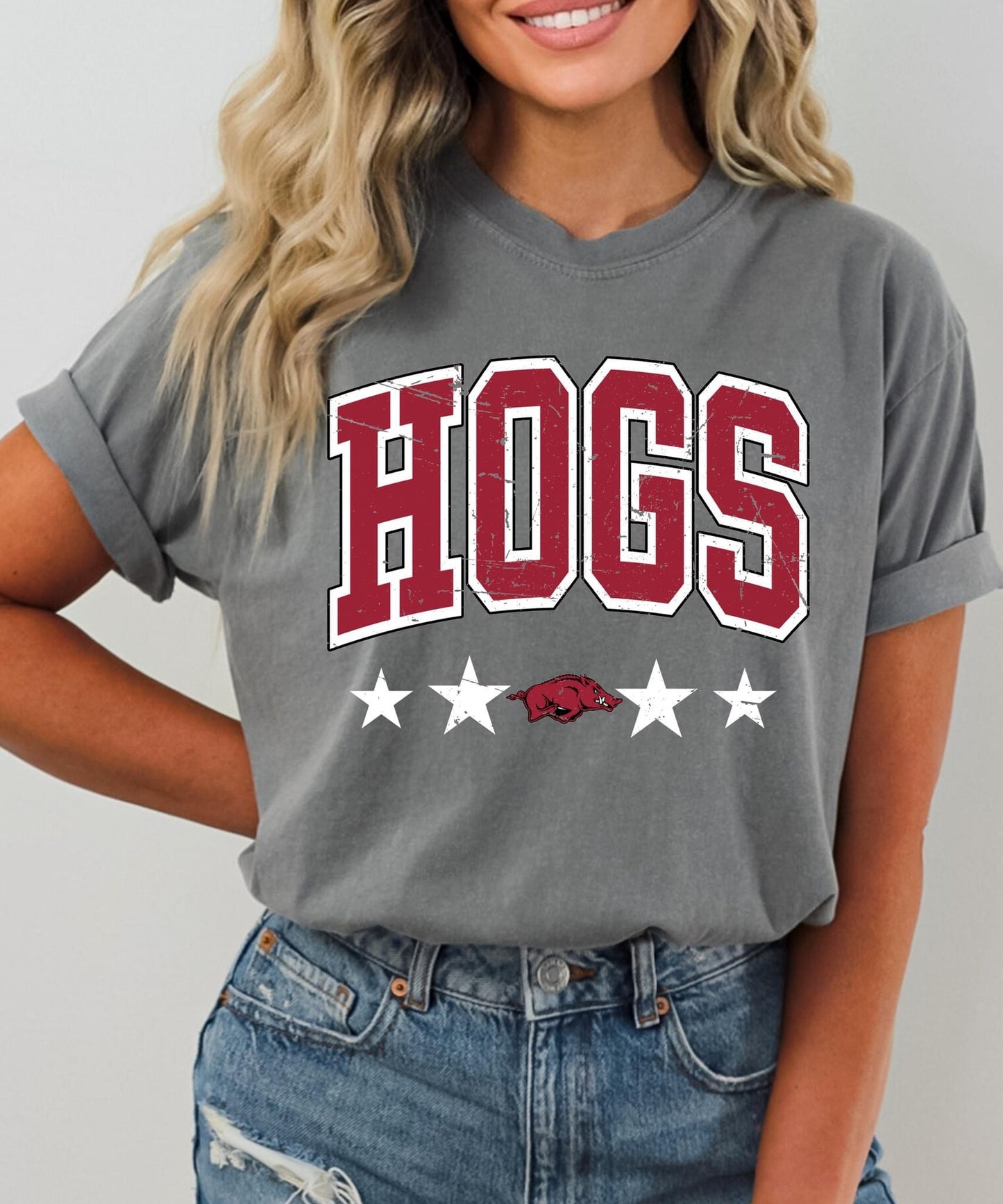 Vintage Hogs Completed Tee