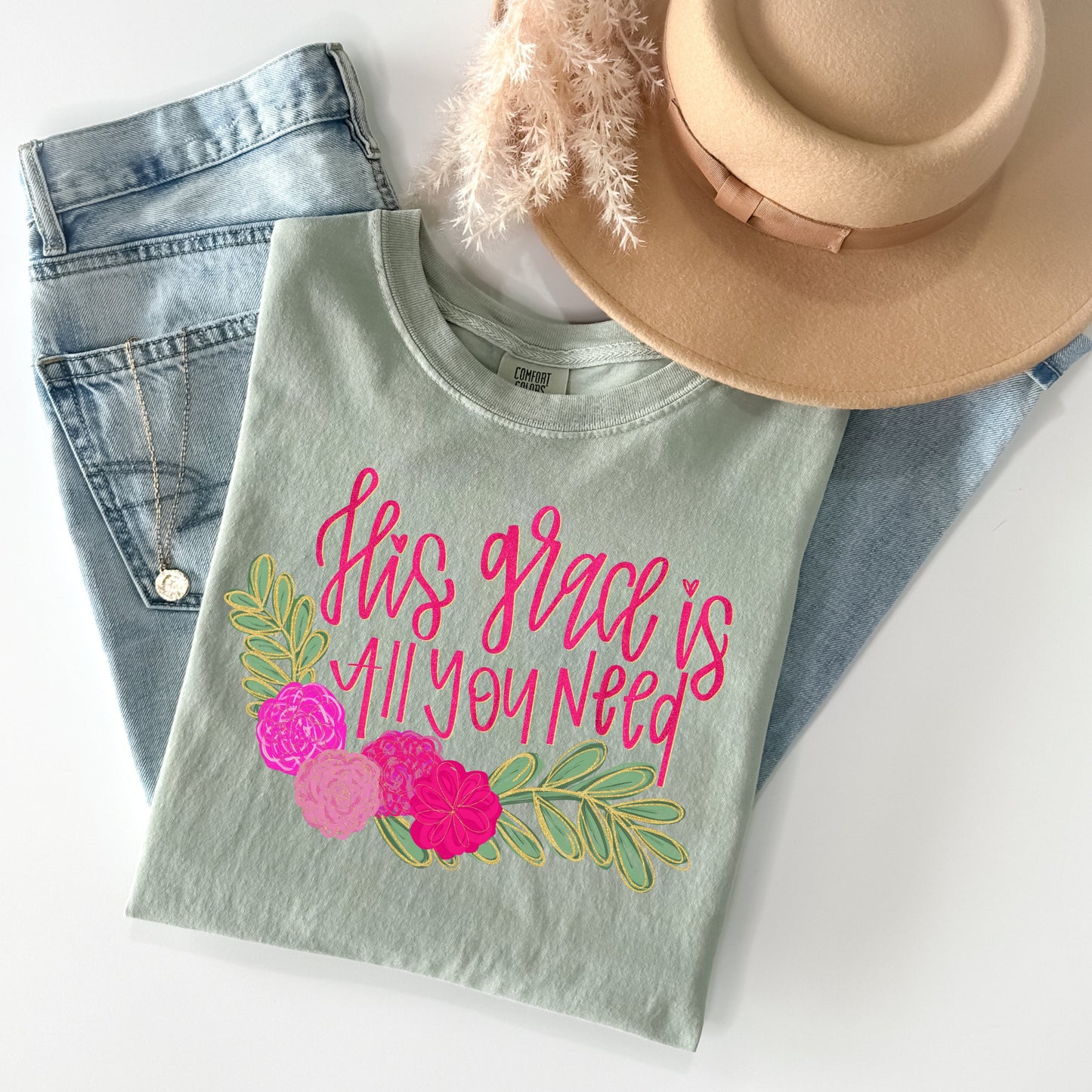His Grace Is All You Need Completed Tee