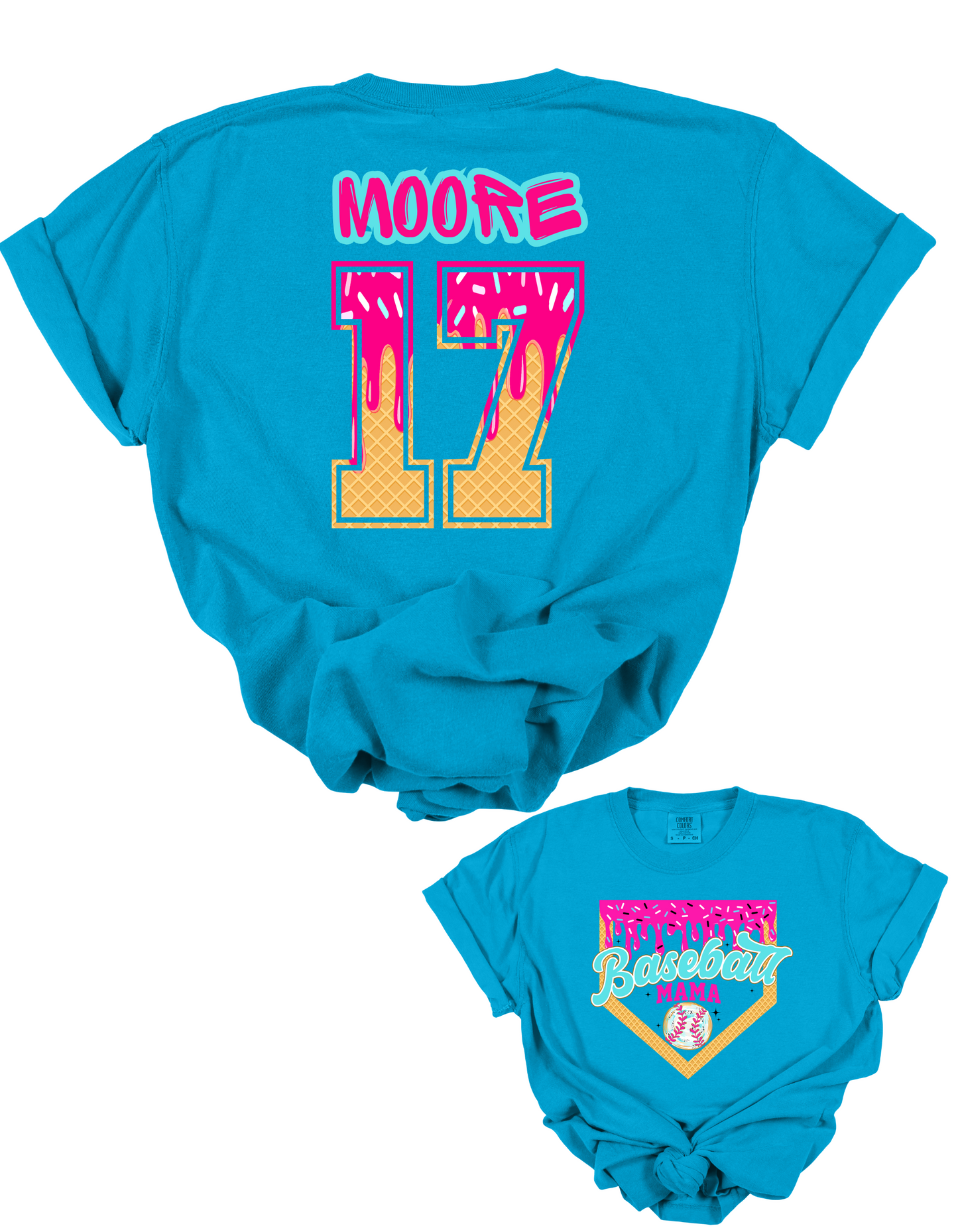 Mid South Blues ONLY Baseball Mama Completed Tee