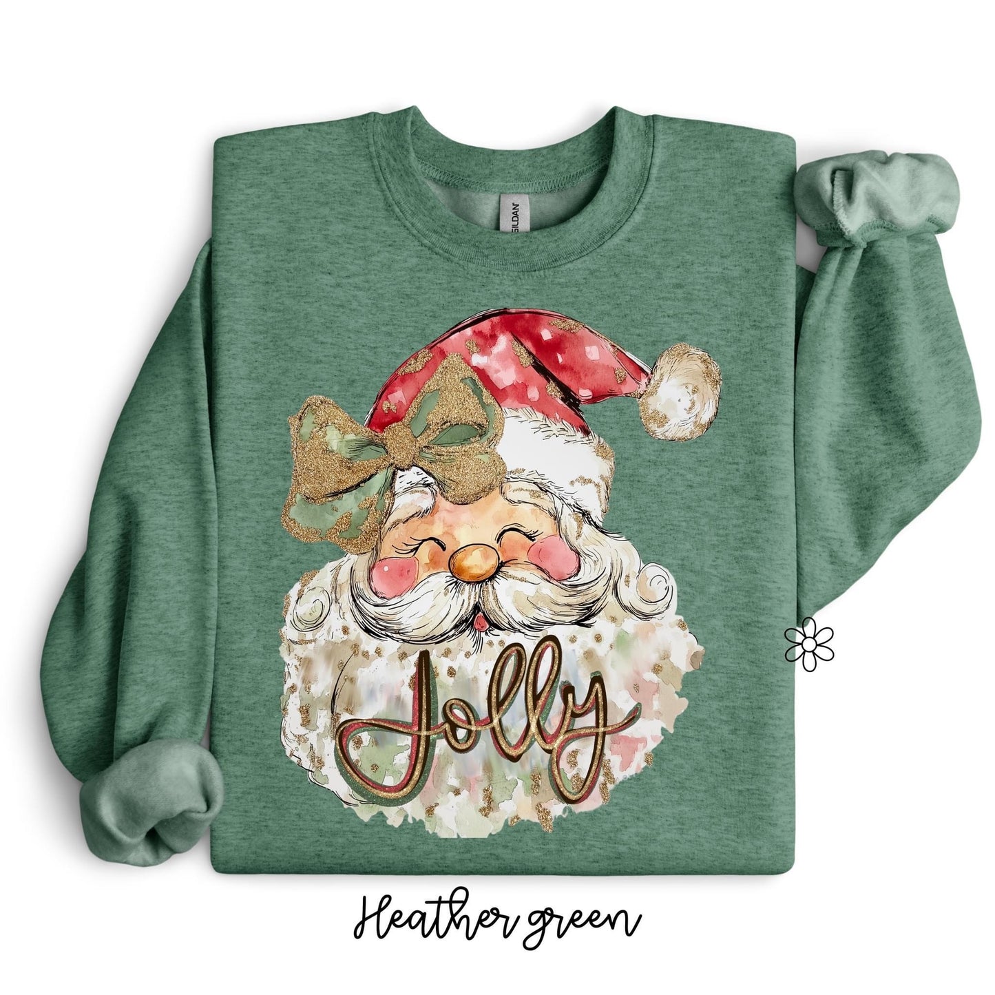 Vintage Santa Jolly Kids Completed Tee