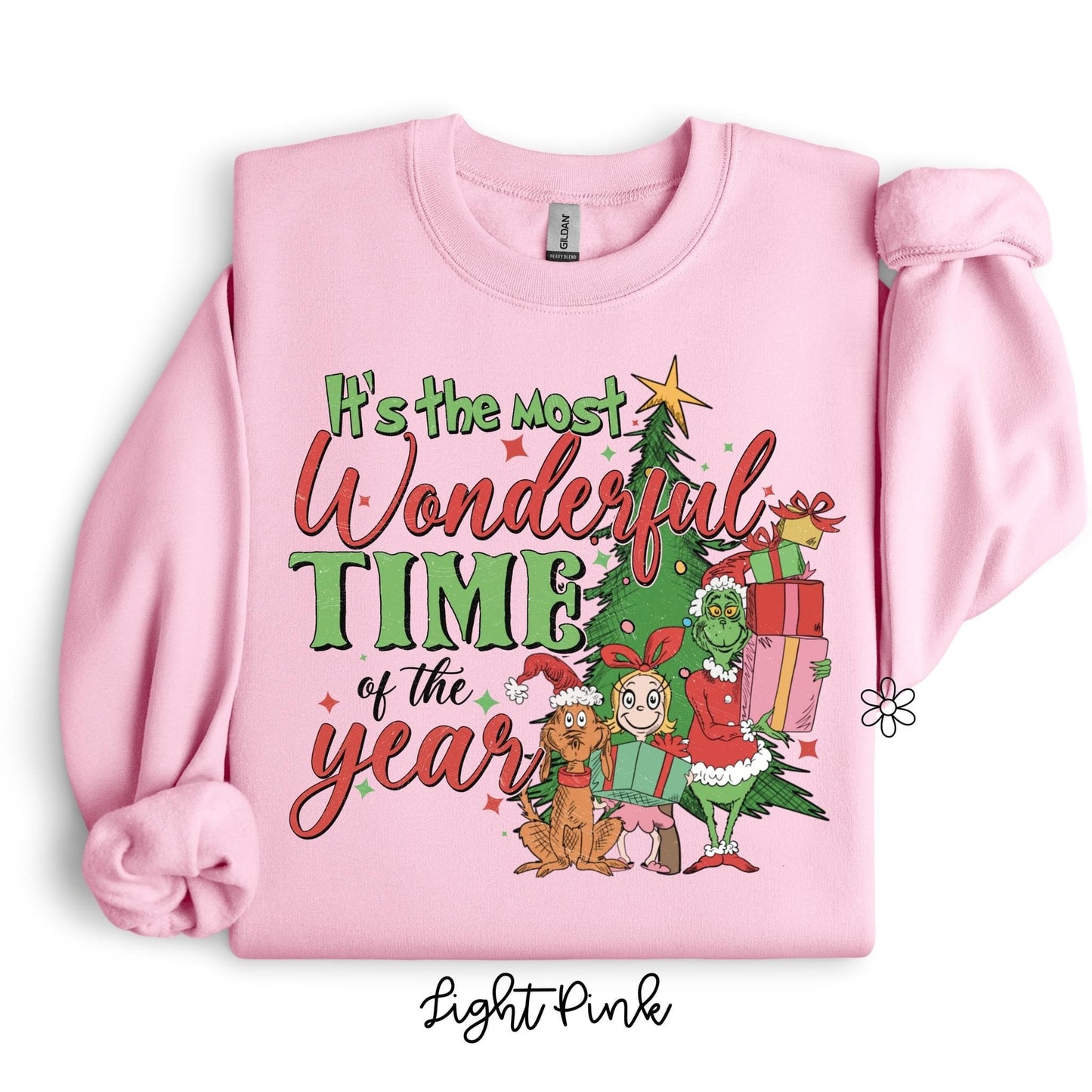 Grinch Most Wonderful Time Of The Year Kids Completed Tee