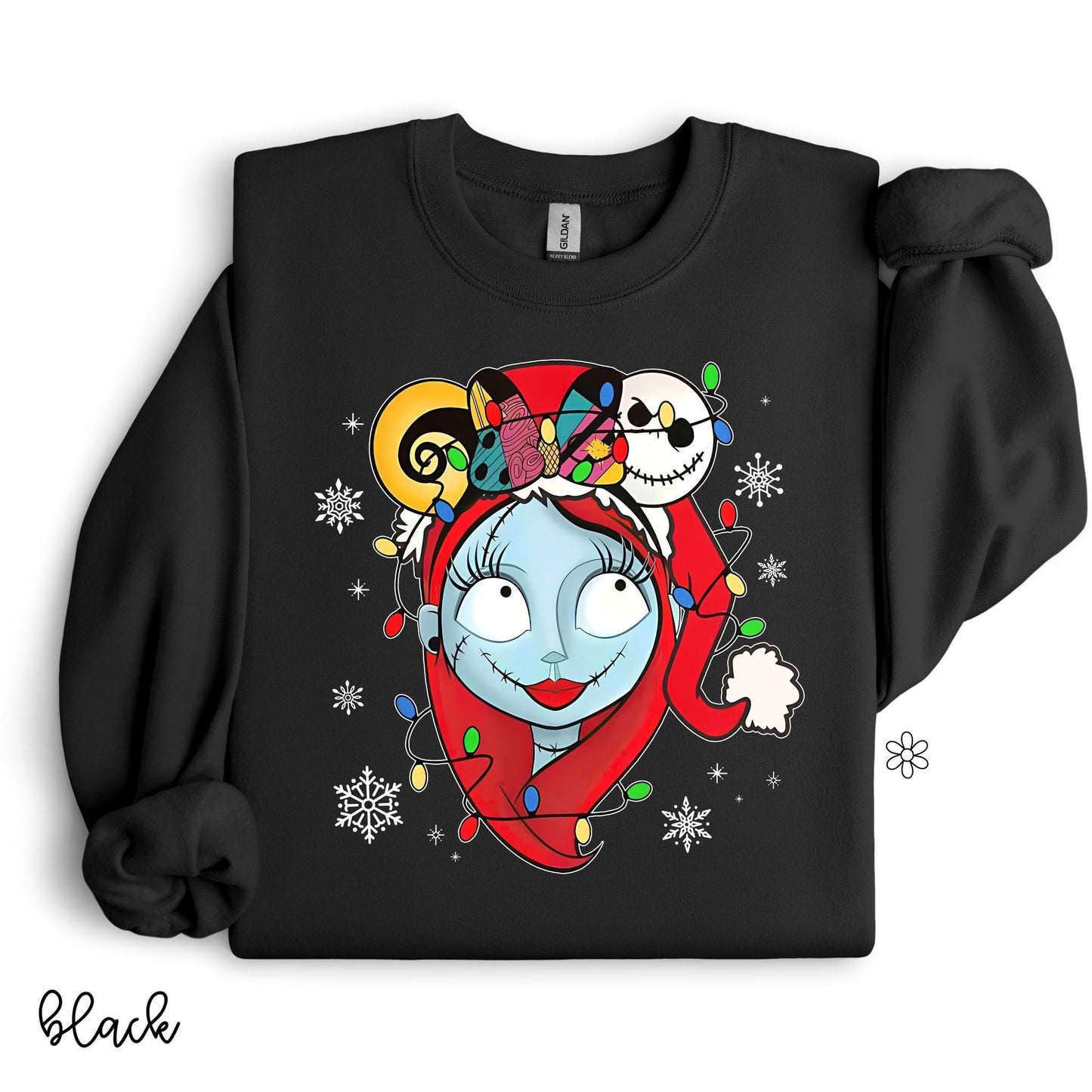 Nightmare Before Christmas Jack and Sally Completed Tee