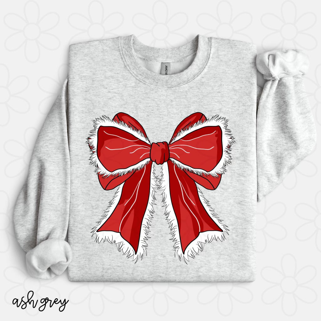 Santa Coquette Bow Completed Tee