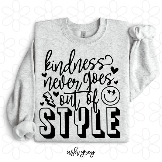 Kindness Never Goes Out of Style Kids Completed Tee