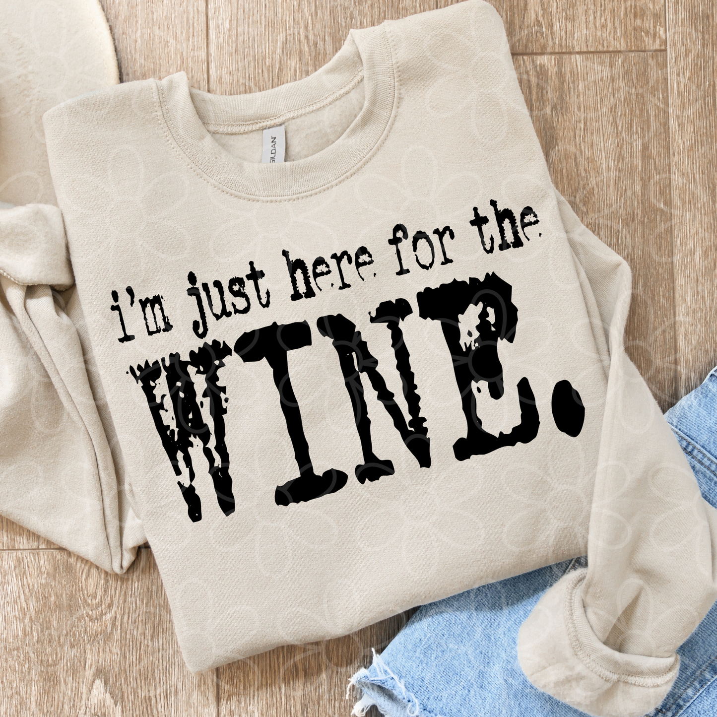 Thanksgiving I'm Just Here For The (Multiple Options) Kids Completed Tee
