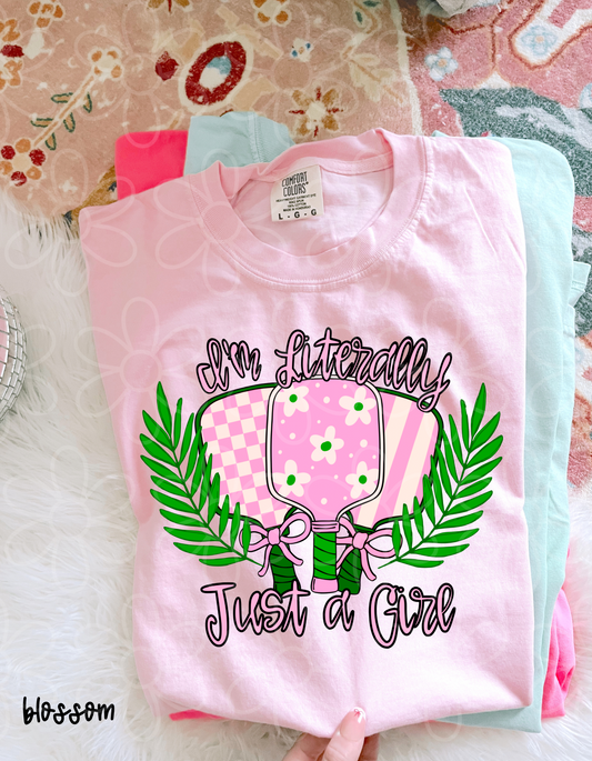 I'm Literally Just A Girl Kids Completed Tee