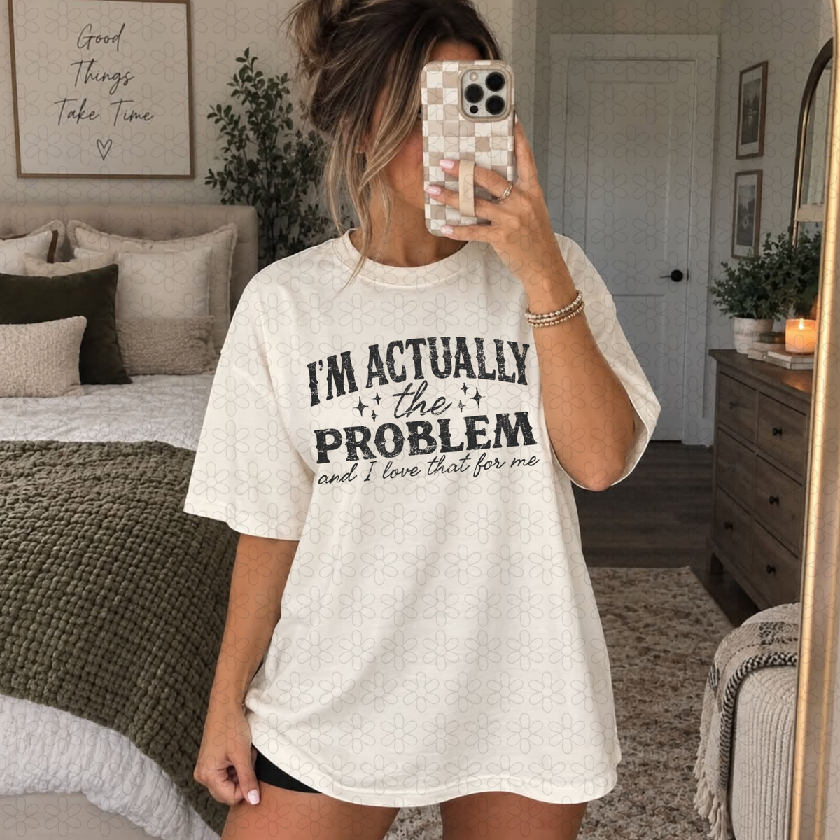 I'm Actually The Problem (Multiple Colors) DTF Transfer