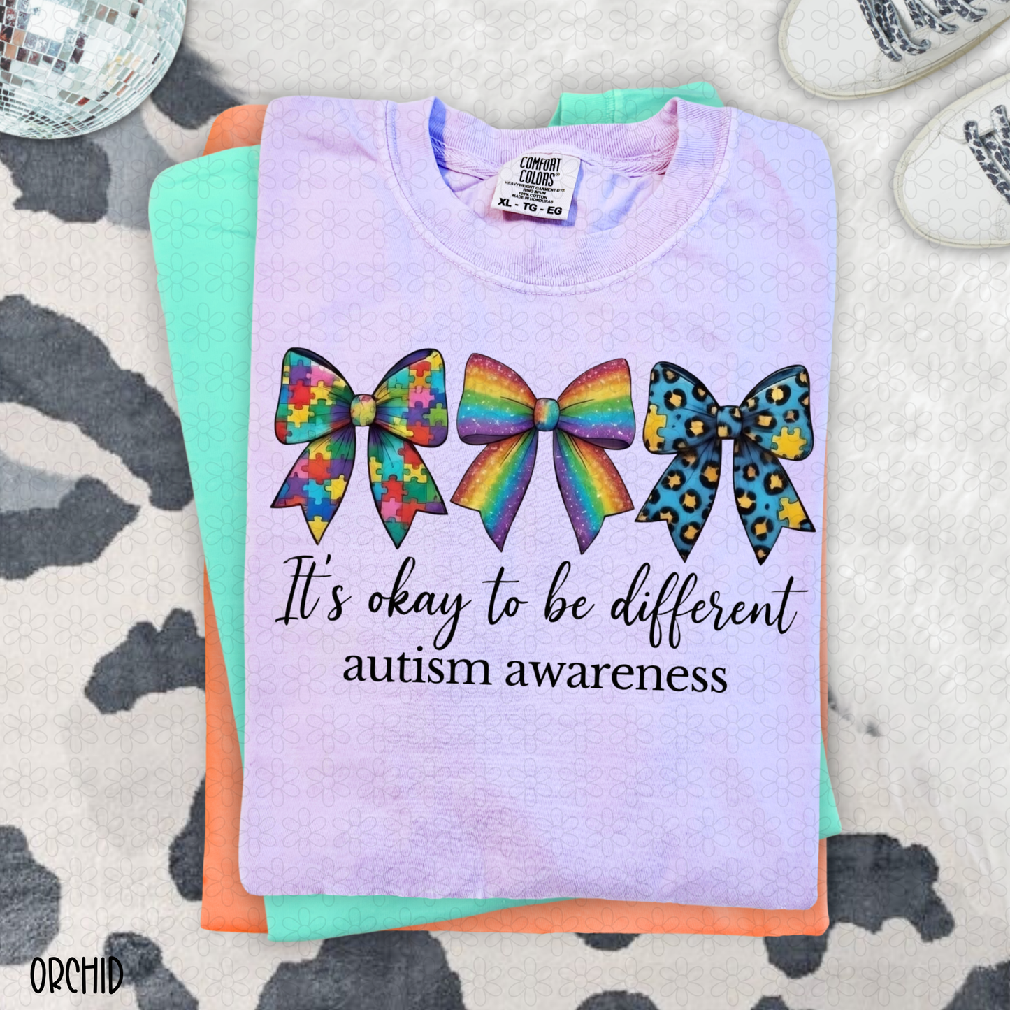 It's Ok To Be Different Autism Awareness DTF Transfer
